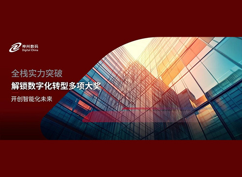 全栈实力突破，神州数码解锁数字化转型多项大奖