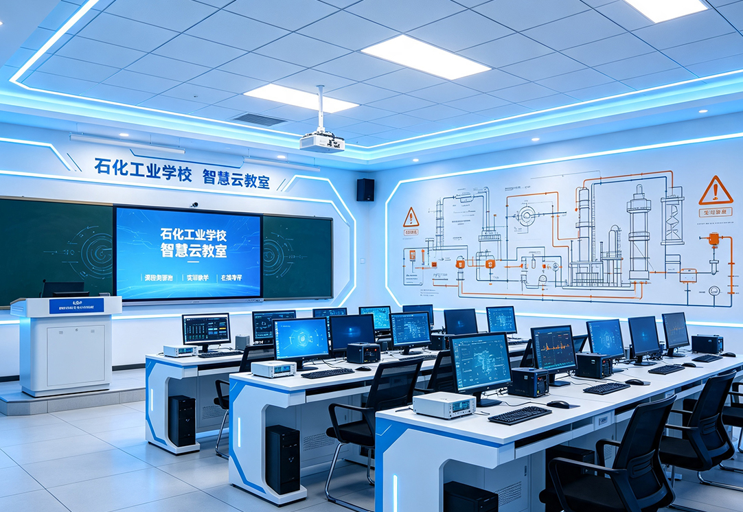 成都石化工业学校多媒体云教室